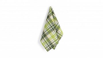 Полотенце кухонное Linen (Линен), цвет клетка олива